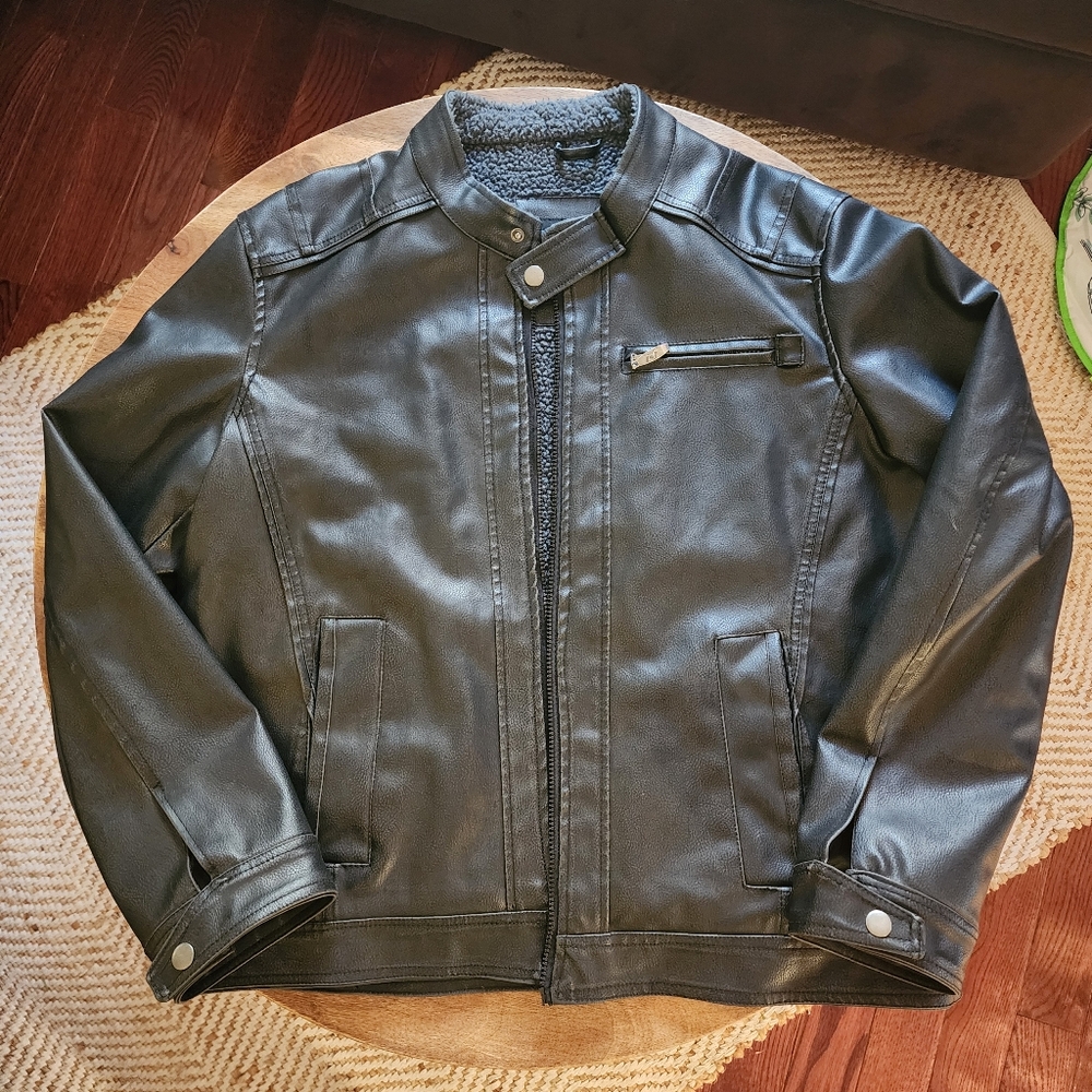 i5 Apparel Faux Leather Jacket